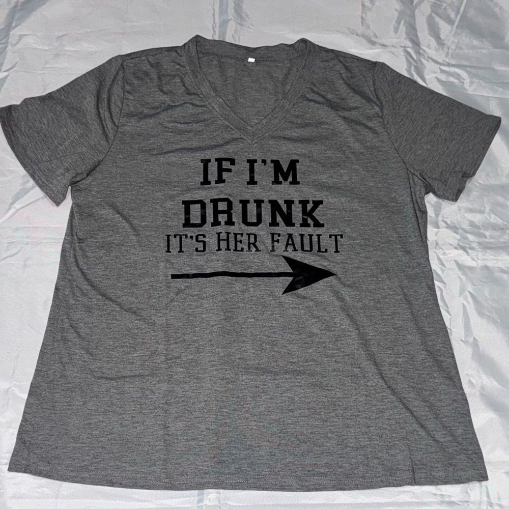 Gray Graphic Short Sleeve Tee